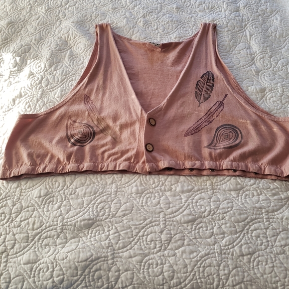 Bluefish snap apart twig wreath two pieces tunic vest. - Picture 3 of 5